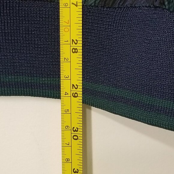 Jerzees Vintage Tartan Plaid Half Zipper Pullover Windbreaker Jacket Preppy XL - Picture 9 of 11